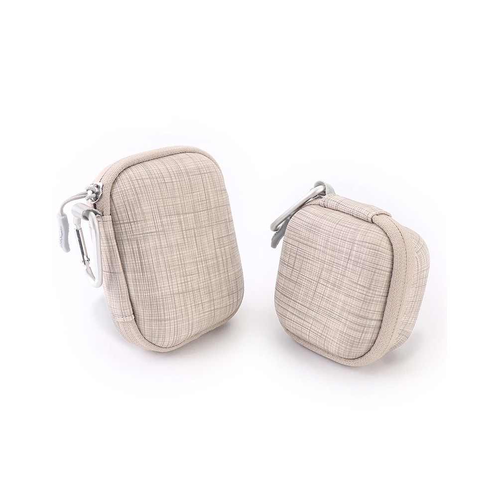 Custom Portable Small EVA Case Shockproof Earbuds Data Line Travel Carrying Cases Zipper Earphone EVA Pouch Case
