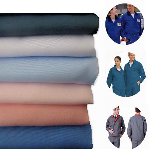 Twill Courier Workwear Uniform Material Factory Wholesale T/C 80 20 Polyester Cotton Tc Twill Fabric 100% Cotton Textile Fabric