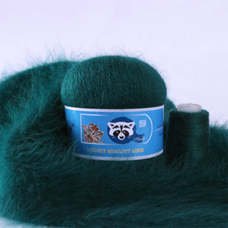 Hand-трикотажные Mink Yarn Ball Machine, Directly Operated, Medium Thick, Long, Woven, DIY Yarn Ball