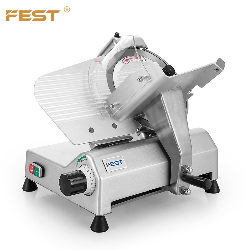 FEST manual meat slicer machine 250es-10cold slicer meat grinder slicer meat processing equipment silent cutter for butcher deli