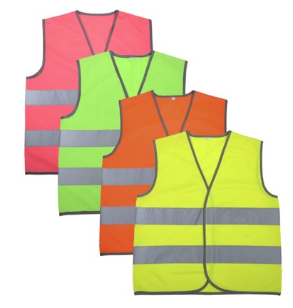 EN 1150 High Visibility Kids Safety Uniform Child Safety Vest Surveyor Safety Vest Kids Reflective Vest