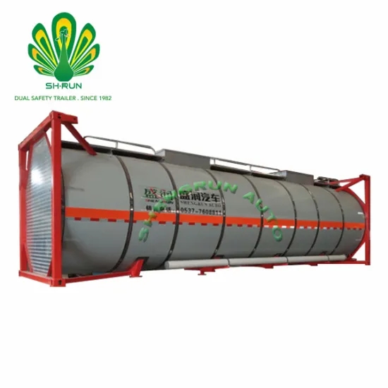 T75/T50 20 футов LPG/LNG/CNG/Lo2/Ln2/CO2/хлор/Газовый контейнер для приготовления пищи ISO