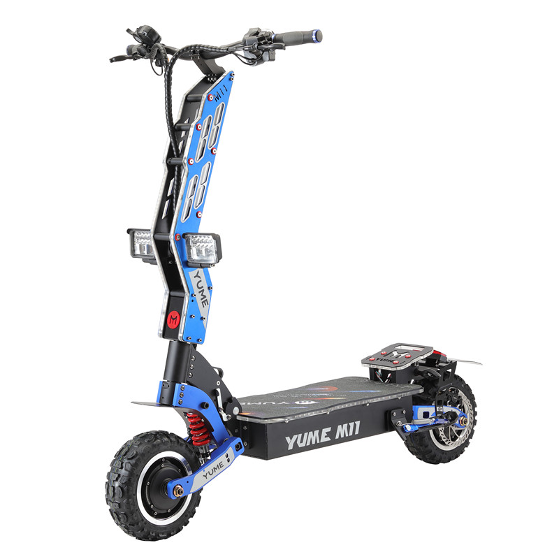 YUME M11 H 72V 7000W двойной двигатель до 96 км/ч, 60MPH Escooter два колеса 11 дюймов с толстыми покрышками электрический самокат для взрослых