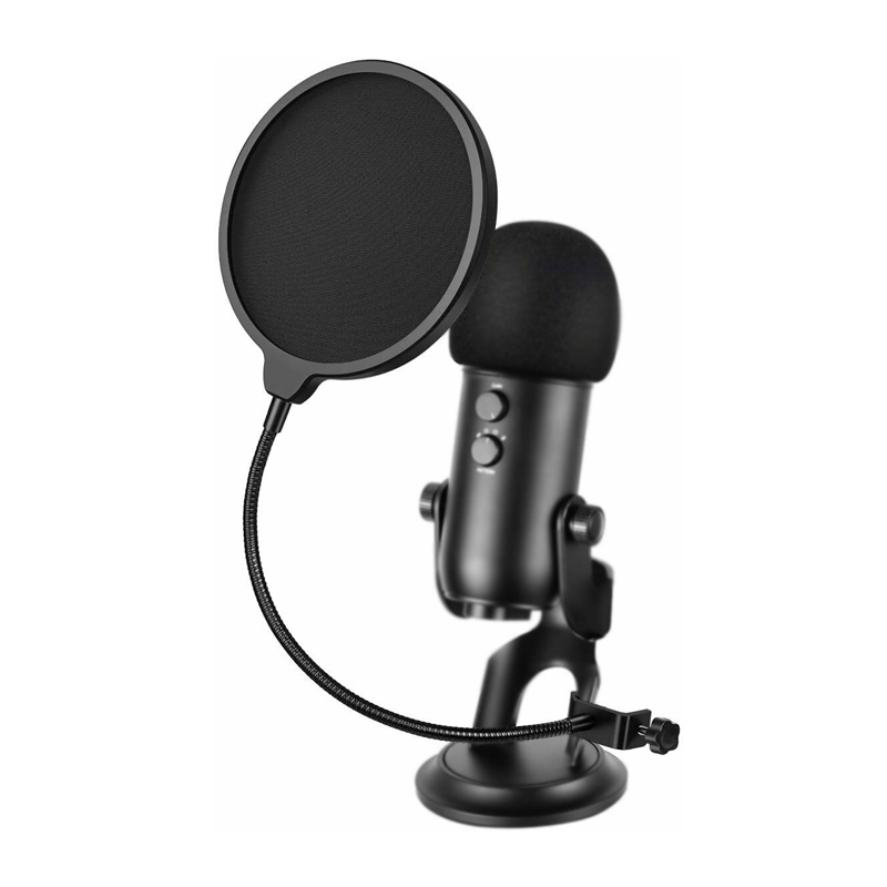 Microphone Pop Filter Vocal Recording Microphone Reflection Filter Foam Studio Ball Filter For Microphone
