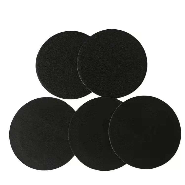 Wholesale 5 Inch 8 Holes 220mm Black Sanding Disc Silicon Carbide Round Hook Loop Discs