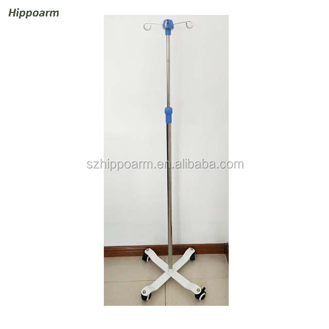 Регулируемая капельная стойка из нержавеющей стали iv pole для клиники