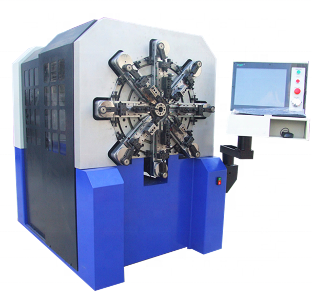 CNC Camless пружина машина намотки пружина машина 12 осей для 0,5 до 2,5 мм, 3 мм и 4,5 мм пружина делая