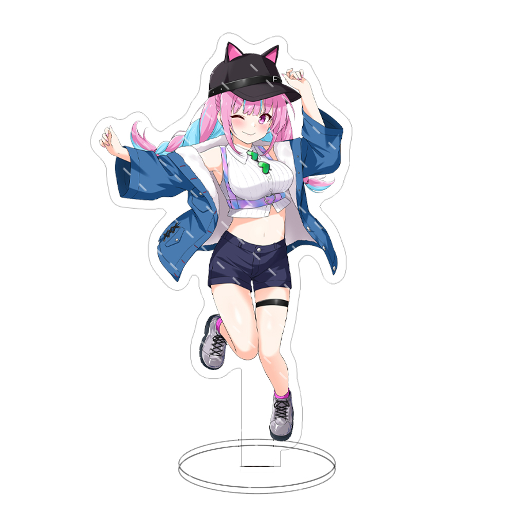 Фигурка хоста Hololive, подставка, модель панели, запуха, рушиза, хосимати, суисей, инугами, корон, сумки, подставка, модель, Симпатичная Фигурка, брелок