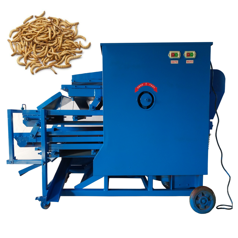 Взрослый сепаратор Mealworm, машина для сортировки Mealworm без пыли, машина для обследования Mealworm Tenebrio Molitor, цена