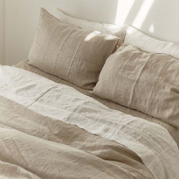 OEM ODM 100% Hemp Fabric Bedding Sheets 4 Set With low MOQ