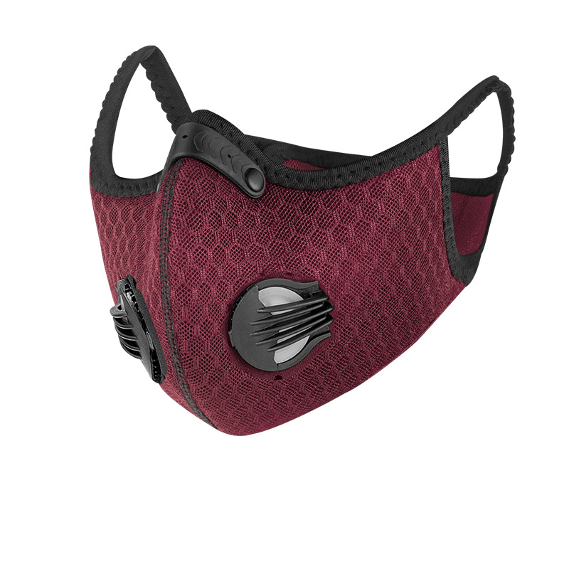 Custom Reusable Adjustable Masque Breathing Sports Face Cover Protective Pollution Facemask with Filter