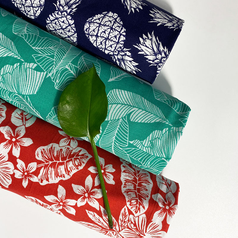 Organic cotton fabric GOTS certificate 40*40 110*70 print shirt fabric