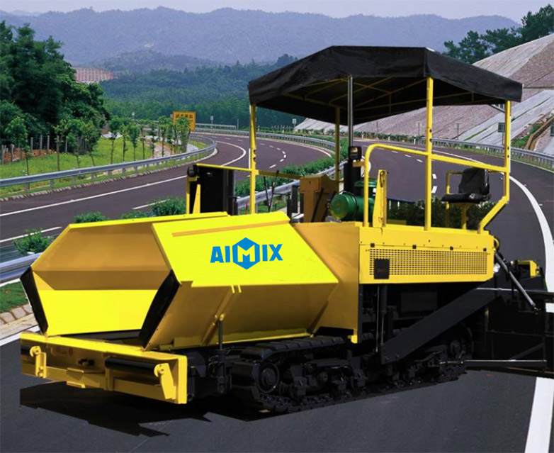 Дорожная машина Aimix, маленький асфальтоукладчик