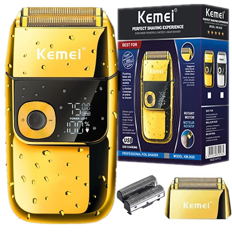 Kemei KM-2028 Fast Charging Long Time Using Barber Electric Hair Clipper Shaver And Hair Trimmer Machine With Men