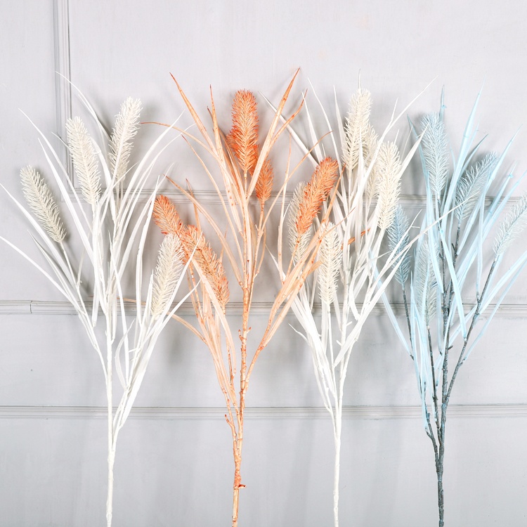 QiHao Various Color Artificial Leaves for Wedding Banquet Centerpiece Flower Arrangement Decoration
