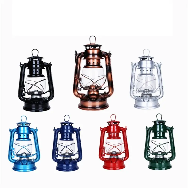 Dropshipping Kerosene Portable Lanterns Retro Mediterranean Style Hanging lamp Decorative Lamp Camping Lamp