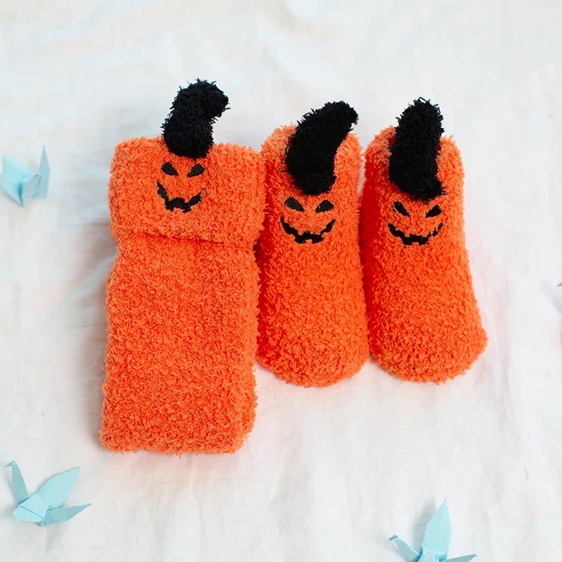 SHANXIN funny cartoon coral velvet autumn winter cute baby sock shoes