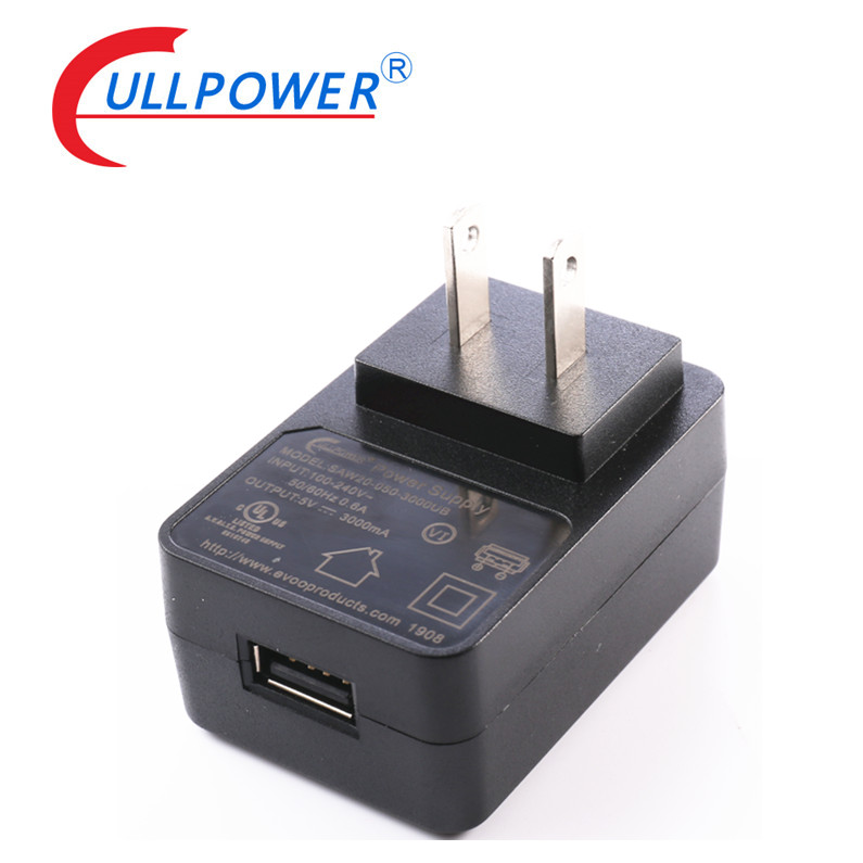 США ЕС Великобритания AU Plug 5 в 2.5A 3A USB AC DC Импульсный адаптер питания с UL CUL PSE KC SAA RCM утвержден