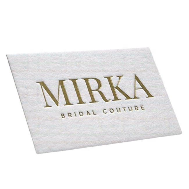 Hot sale custom logo foil embossing UV thank you business card printing
