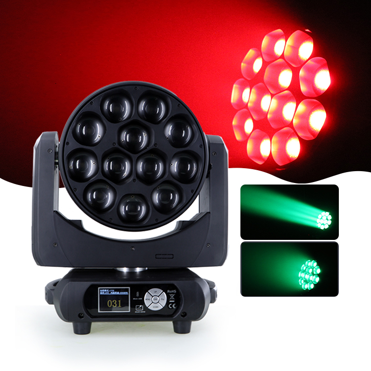 VLTG 12*40 Вт движущаяся головка, сценический луч, Rgb, пчелиные глаза, par свет, светодиодный сценический луч