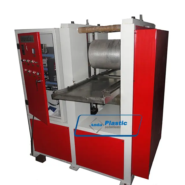 Embossing machine for WPC wood board