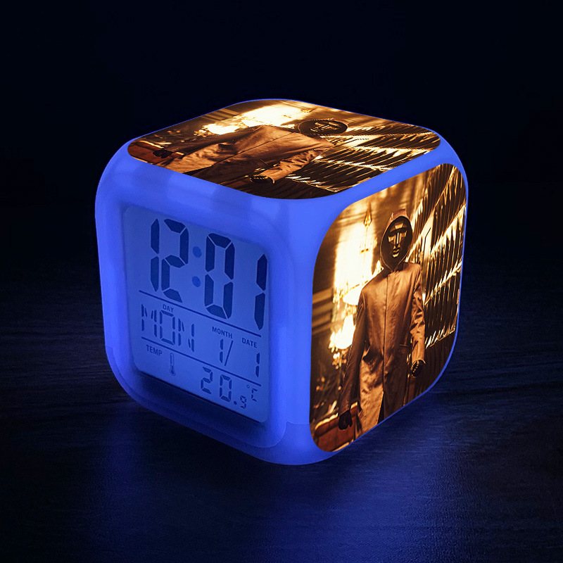 Amazon hot sale squid game digital item doll alarm clock