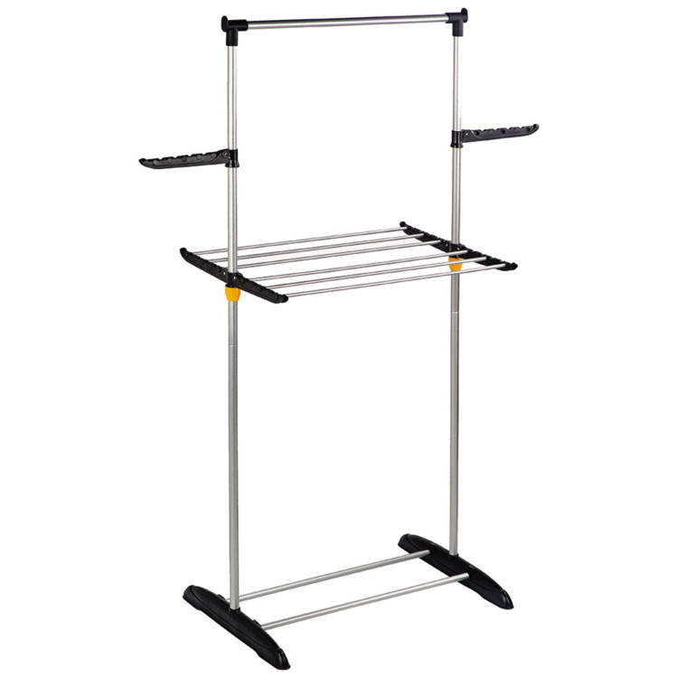 Factory professional supply hanging system floor clothes hanger rack garment racks