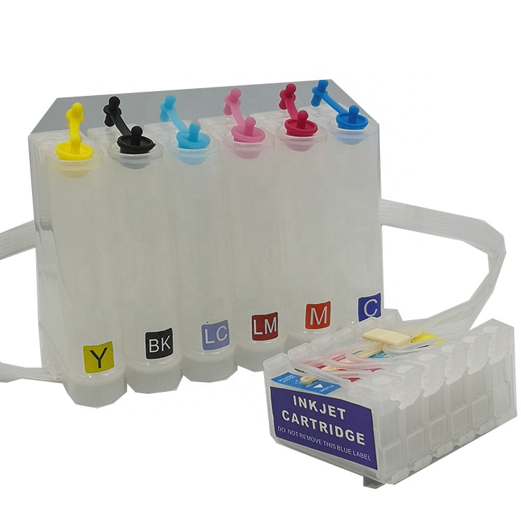 Система подачи чернил T0791 Ciss для принтера Epson 1400, 1410, 1430, 1500 Вт, P50, PX650, PX660, PX700W, PX710W, PX720WD, PX730WD, 800FW