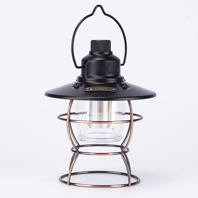 Outdoor Hanging Tungsten Lantern Lamps For Decoration LED USB Rechargeable LED Camping Lights Waterproof