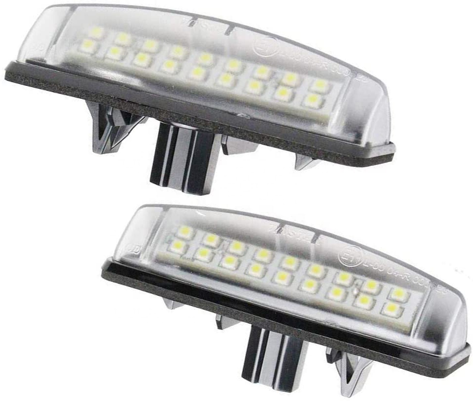 LED License Plate Lamps For Lexus IS GS ES RX Toyota Prius