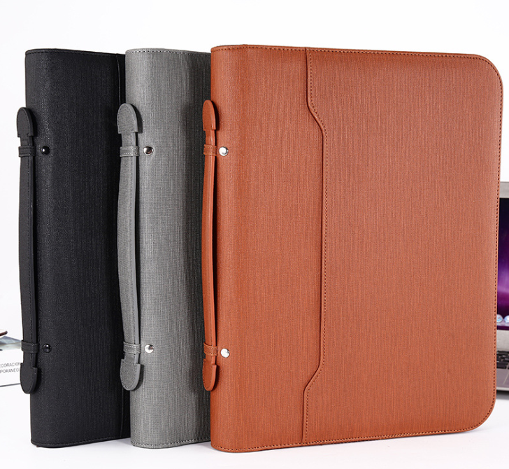 Custom made Notebook cover Personalized Saffiano Leather notebook planner cover with gold ring binder