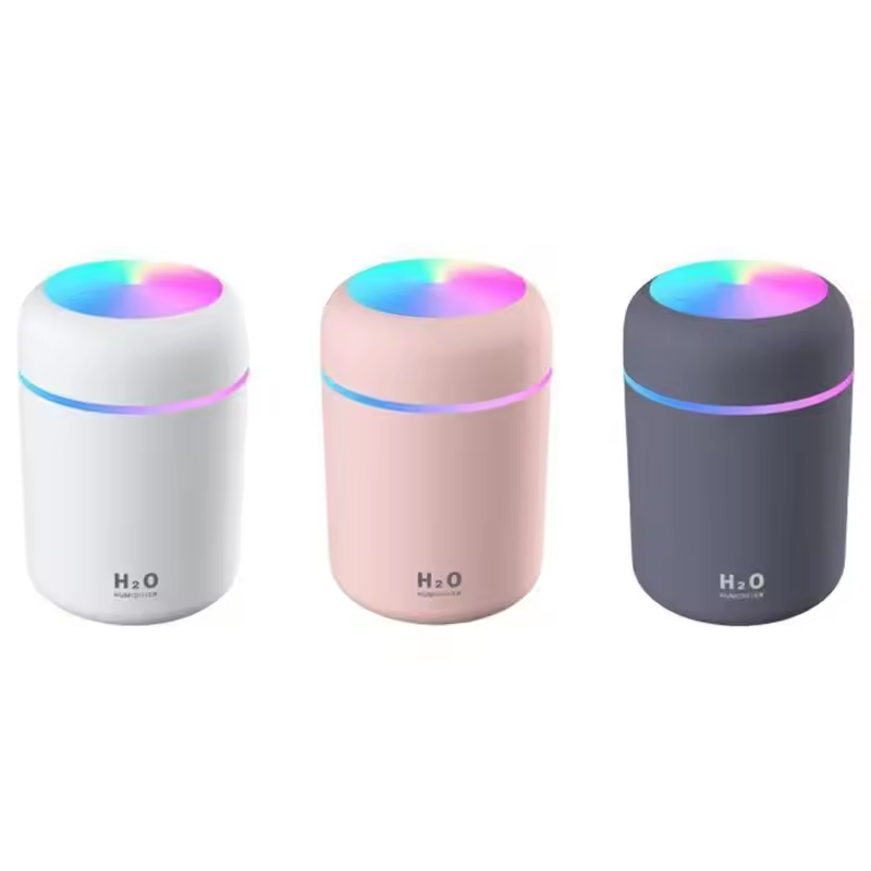 Best Selling Portable LED light 300ml spray mist double wet aroma essential diffuser car usb air humidifier