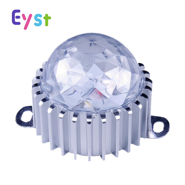 Пластиковые rgbw dmx512 внешний контроль освещения IP65 пиксель света DC24V 5 Вт открытый светодиодный точечный источник света