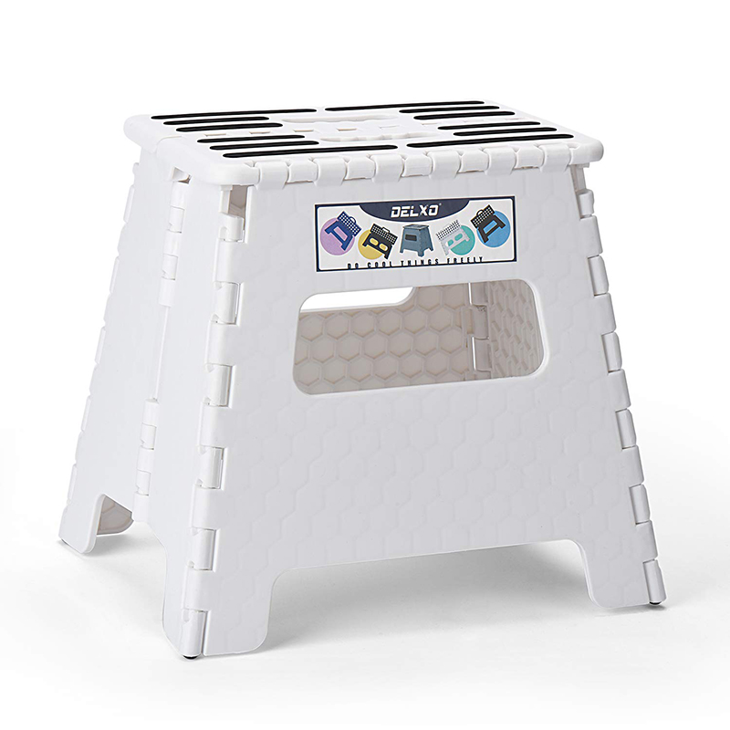 Wholesale Folding Step Stool 13 inch Plastic Folding Stool Upgraed Foldable Household Step Stool For Adults,