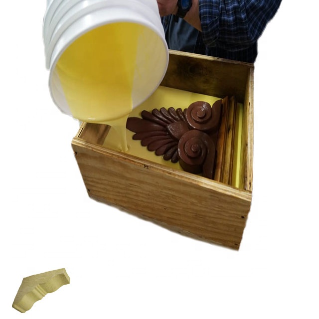 Good Flowability RTV2 Mold Making Silicone Rubber For Polyurethane Wood Imitative products