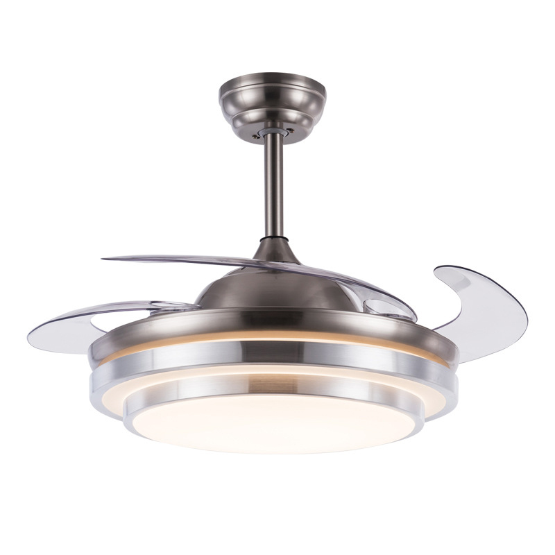Invisible fan light bedroom dining room silent integrated lighting fan chandelier