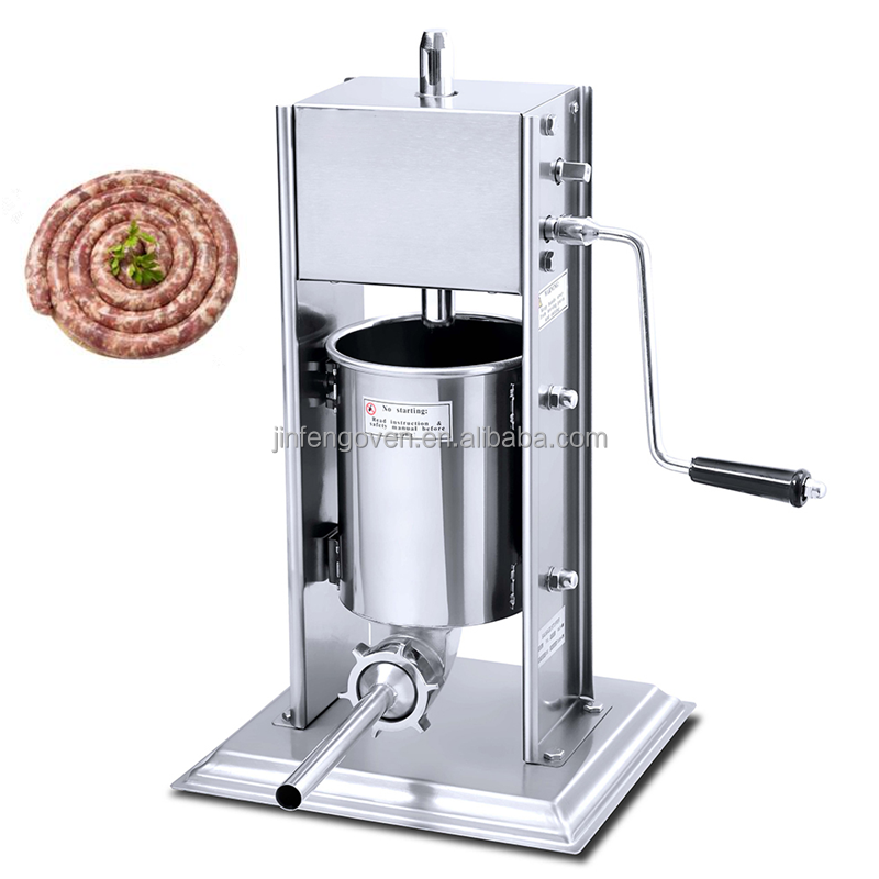 Commercial manual sausage maker machine 10L 15L meat filling sausage making machine