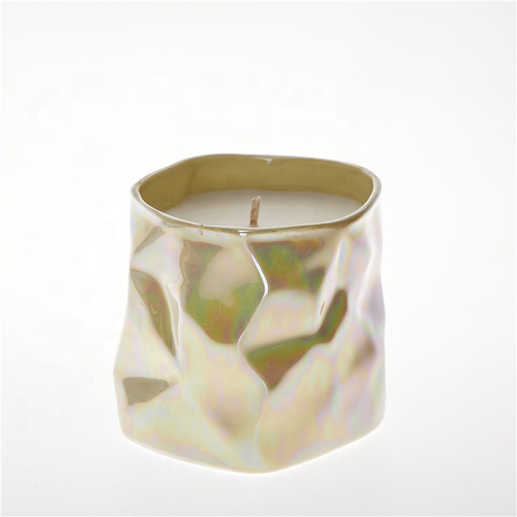 Wholesale Christmas Soy Wax Lime Blossom Vanilla Scented Candle Jar