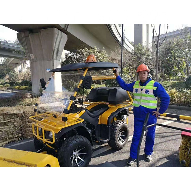 Driving snowplow gasoline powered municipal sanitation multi functional sweeping equipment