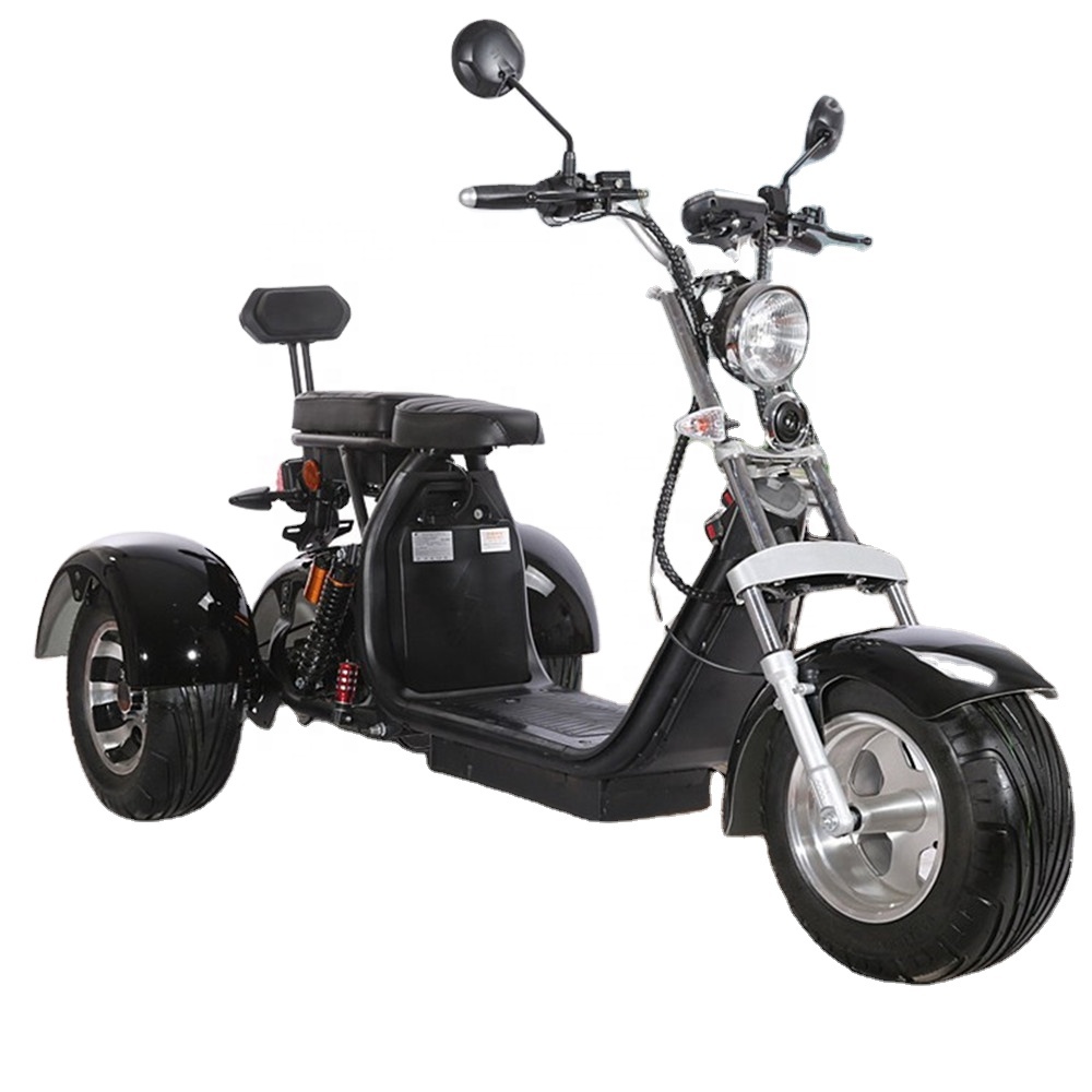 Скутеры электрические Smarda citycoco, 3 колеса, 72 в, двойной мотор, мощный мотоцикл 2000 Вт, модель 2020 с sit