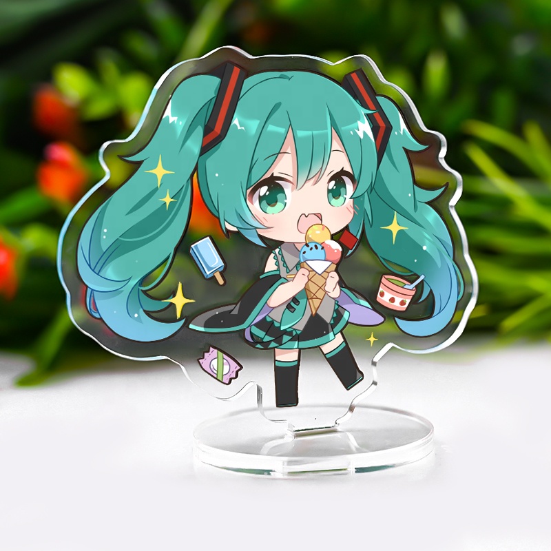 Wholesale crafts 4 all custom print anime acrylic standee display racks for cartoon picture