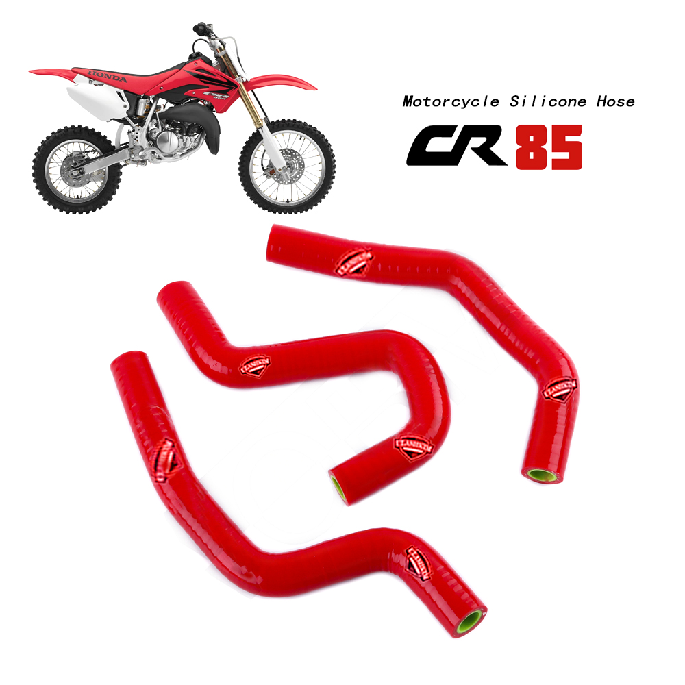 Силиконовый шланг для охлаждения радиатора мотоцикла для HONDA CR85 CR 85 1996-2007 комплект силиконовых шлангов для охлаждения радиатора