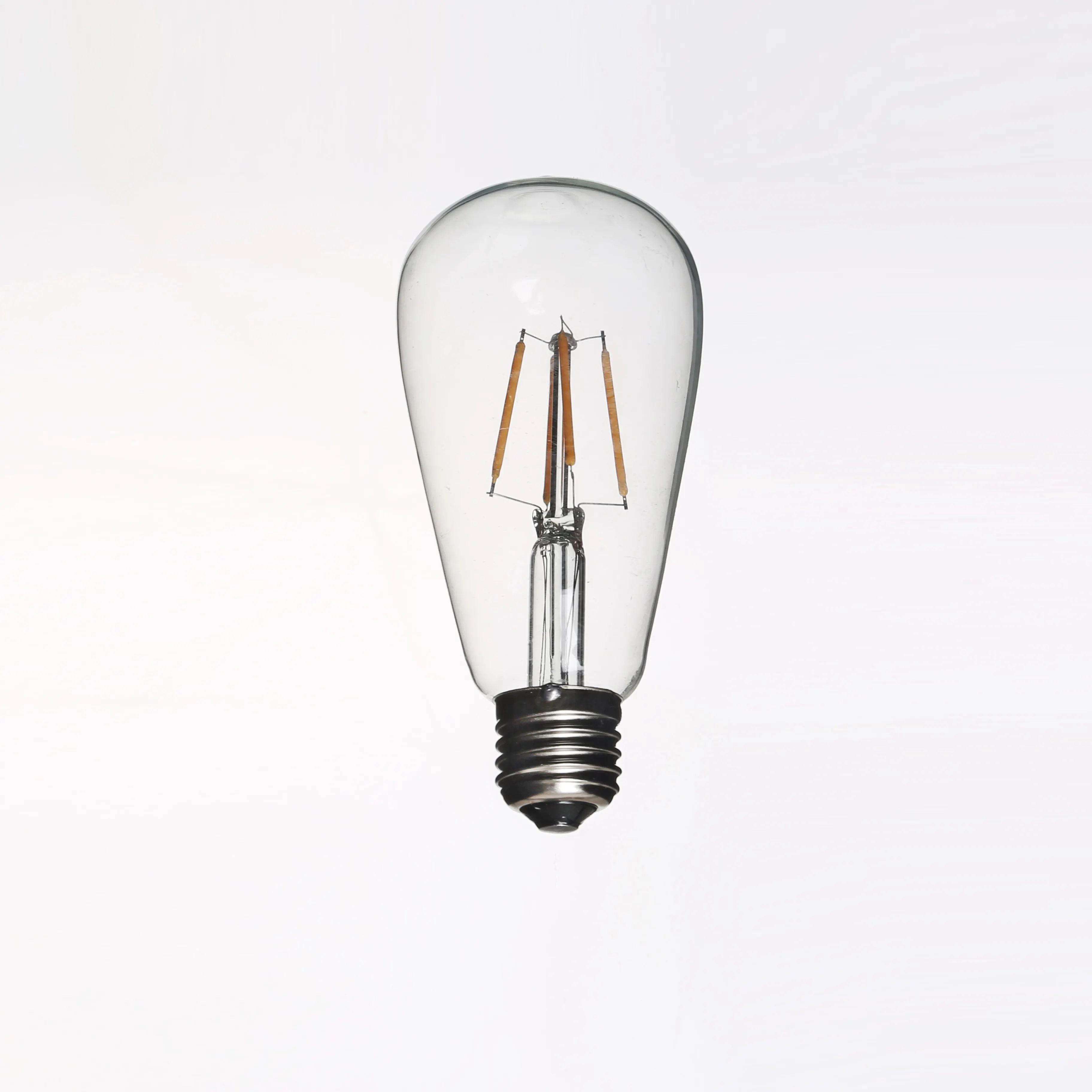 High Brightness Vintage Clear E27 8W ST64 Decorative LED Filament Bulb