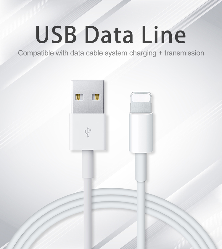 Оригинальный Usb-кабель для быстрой зарядки и передачи данных, 0,5 м, 1 м, 2 м, 3 м, зарядный кабель для iphone, кабель