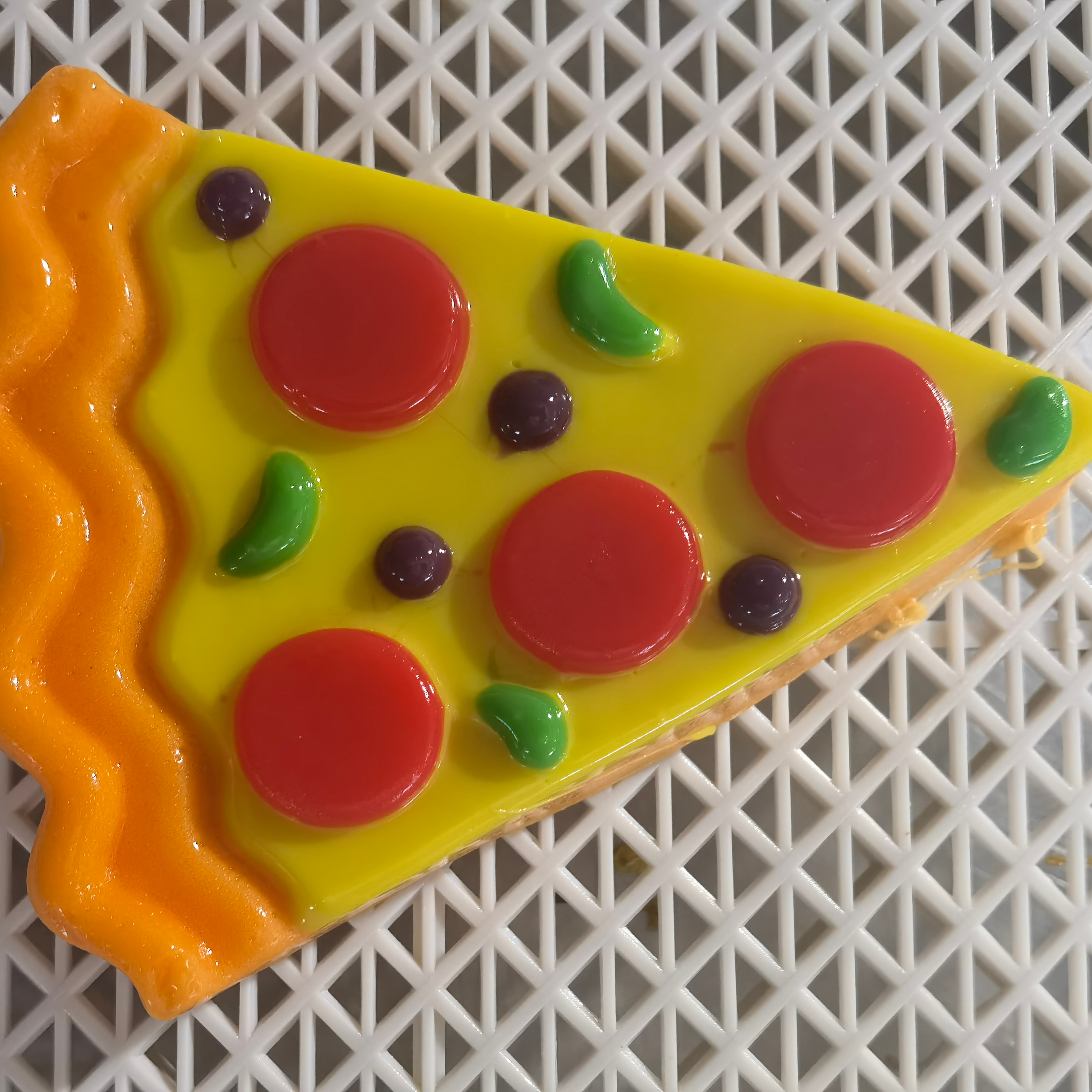 Gummy Candy индивидуальная этикетка, мягкое желе, большая Жевательная пицца, гигантская пицца, новинка, конфеты
