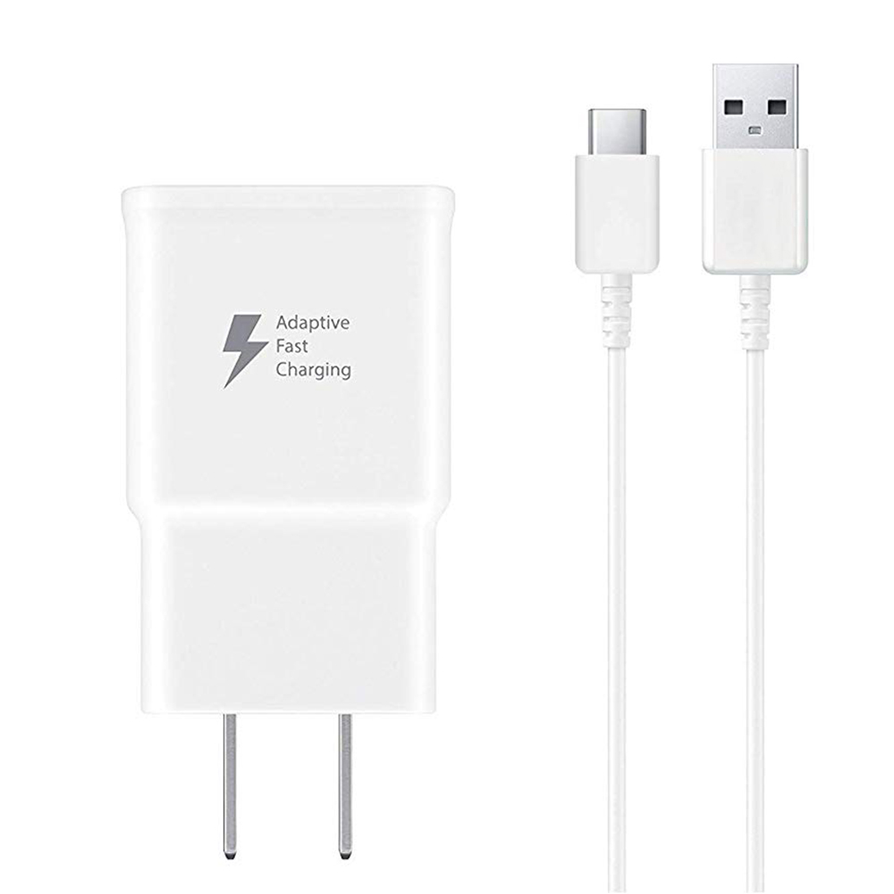 2021 USB-C кабель для Samsung Galaxy S10/ S8/ S9 + Note8/ Note9 2 в 1 Адаптивное зарядное устройство для быстрой зарядки