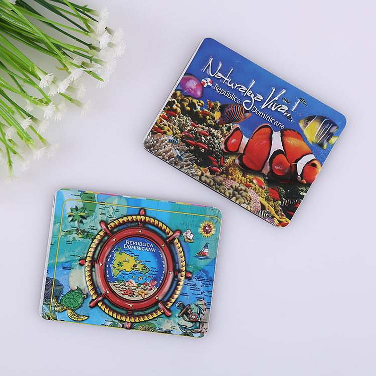 customized cheap promotional plastic PVC blister 3D CMYK printing fridge magnet 3D soft PVC rubber fridge magnet