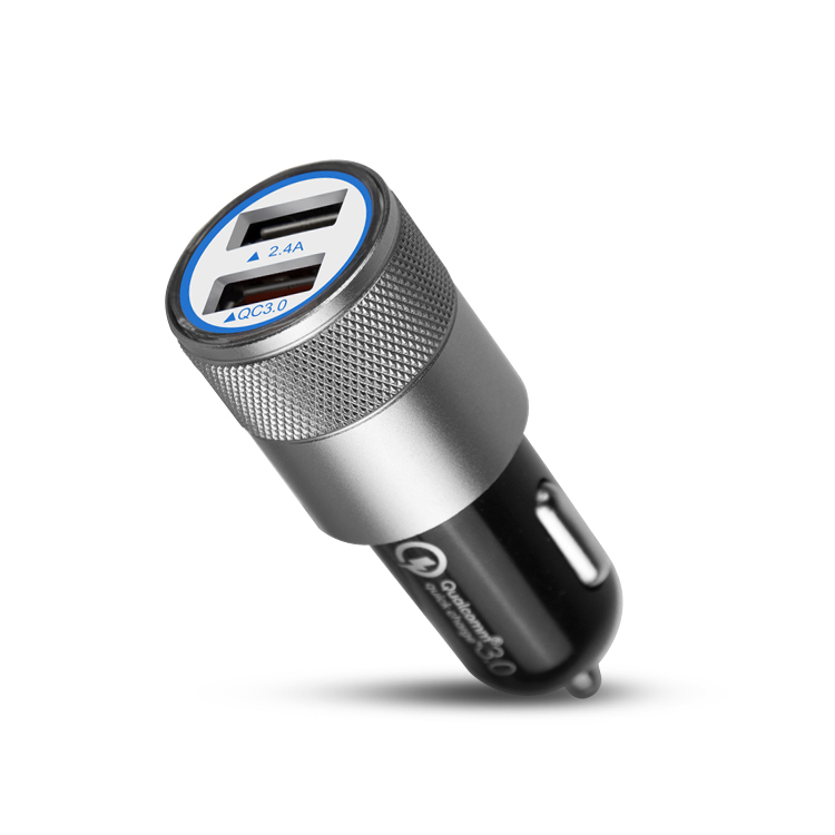 Профессиональное автомобильное зарядное устройство с двумя USB-портами