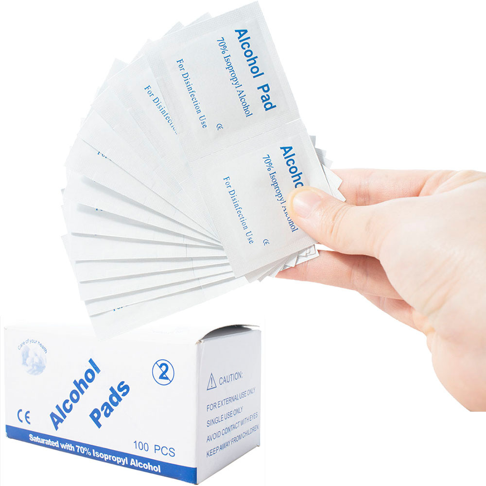 Завод OEM/ODM Non Weaven хлопок 70/75% Спирт Pad