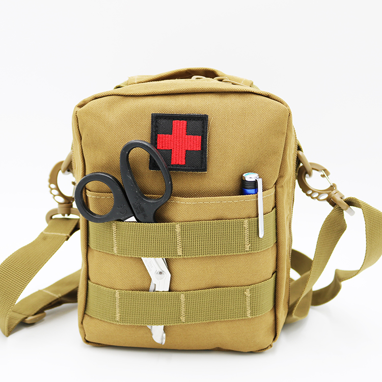 Military and police public field first aid kit Green camouflage wild survival style